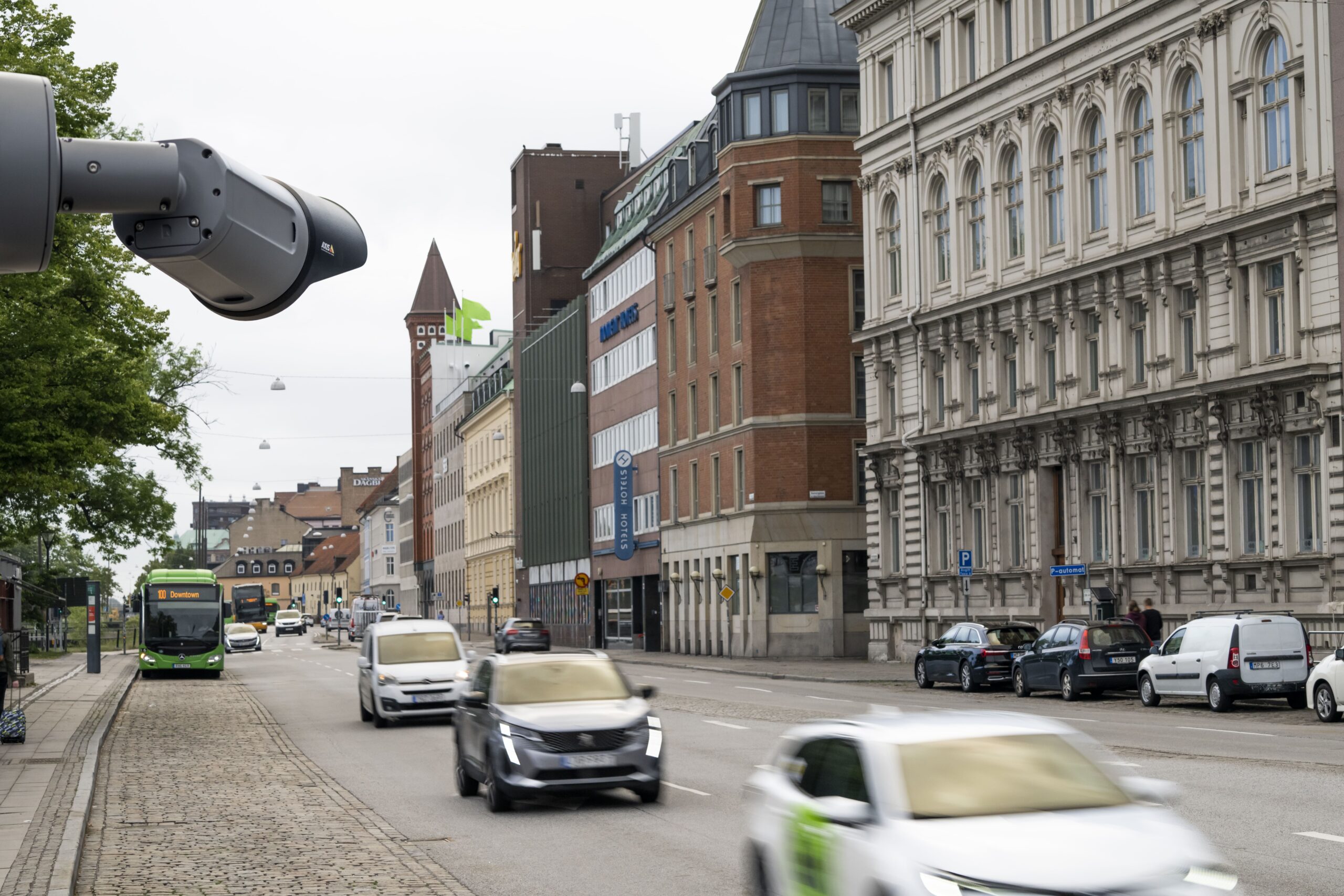 security camera overlooking city street in Caledon