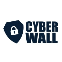 cyber wall logo with shield icon