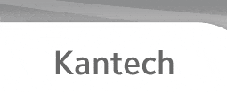 kantech logo on gray background