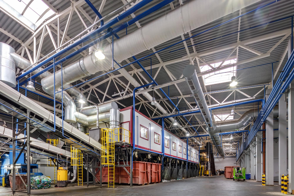 modern and secure industrial facility