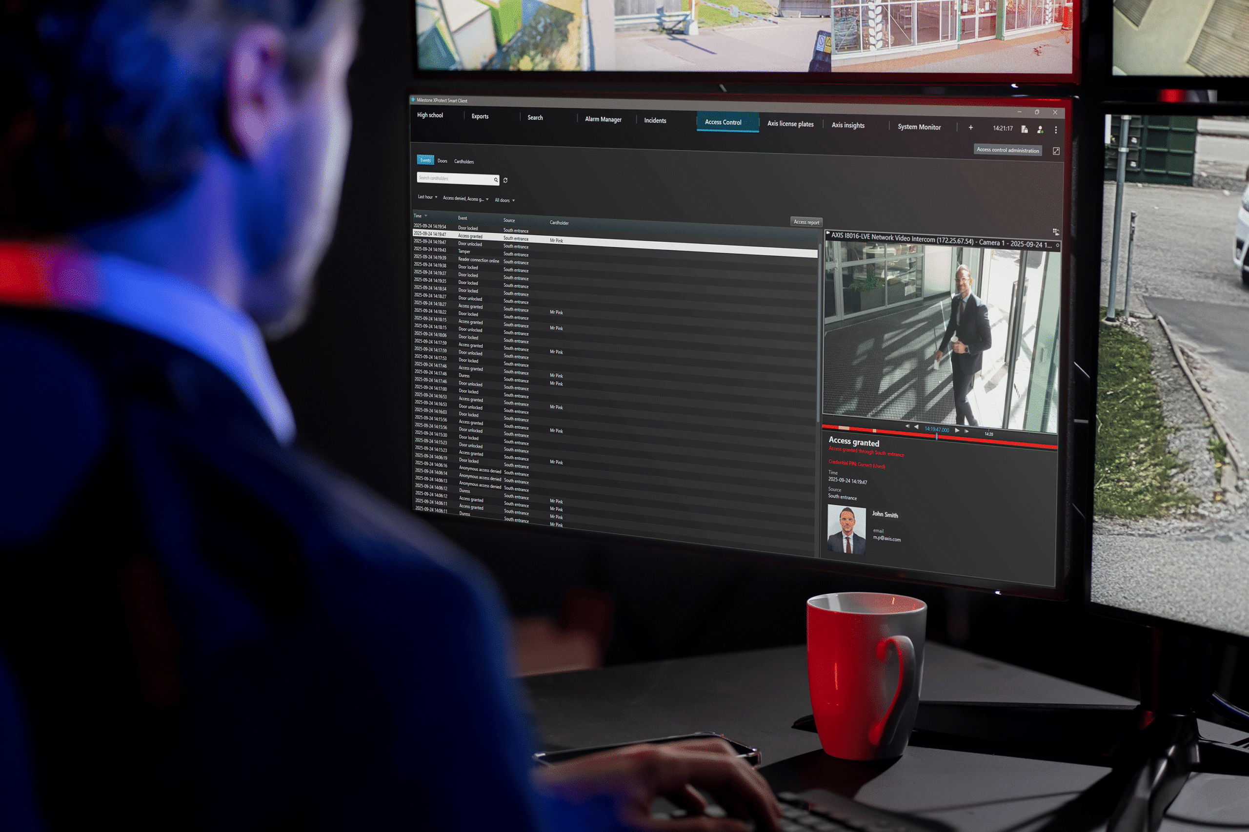 cctv security camera installation in hamilton and live video monitoring